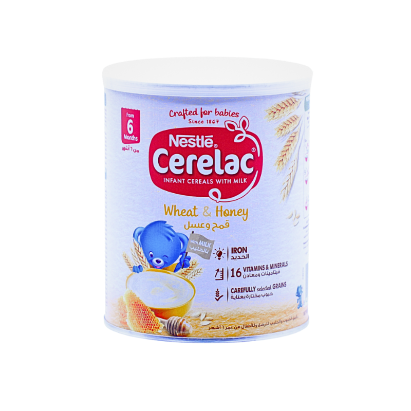 CERELAC WHEAT&HONEY W\MILK +6M 400G
