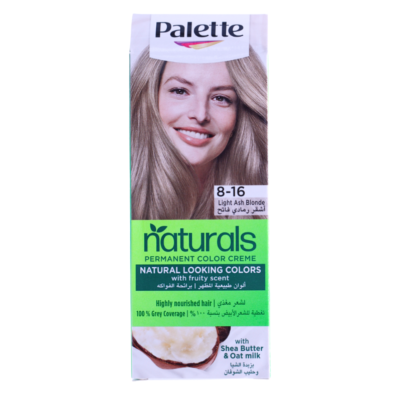 PALETTE NAT CREME LIGHT ASH BLONDE 8-16