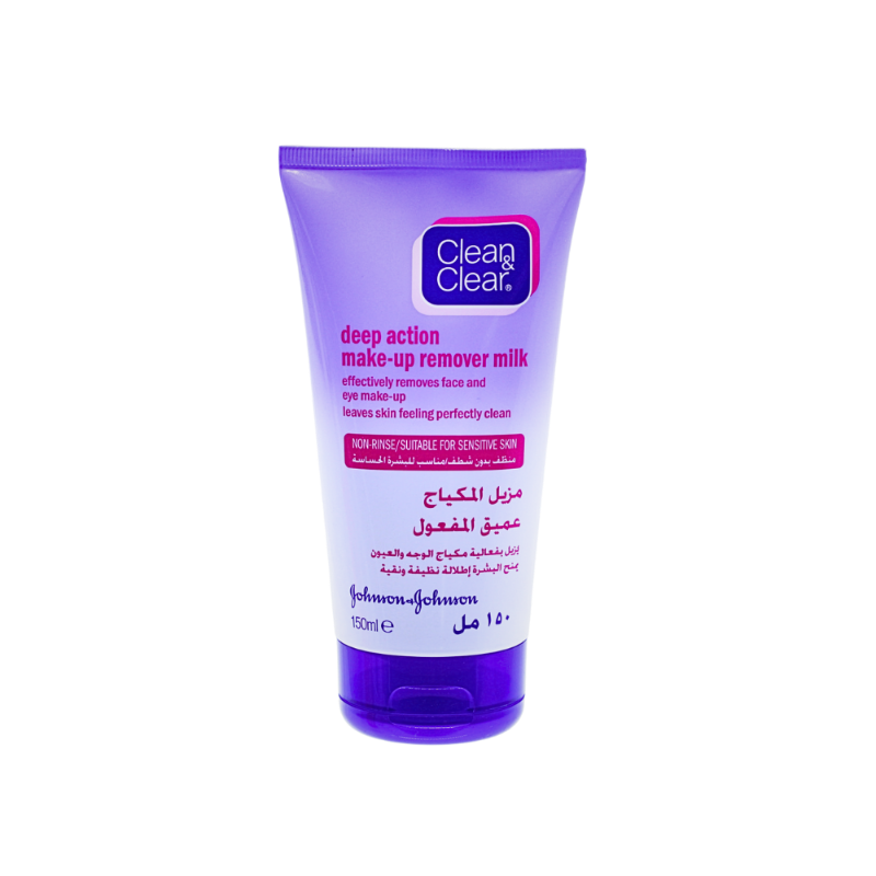 CLEAN&CLEAR MILK MAKE-UP REMOVER DEEP ACTION 150ML