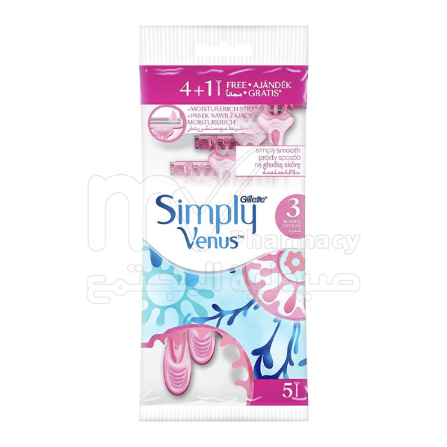 جيليت SV3 استعمال مره واحده 4+
