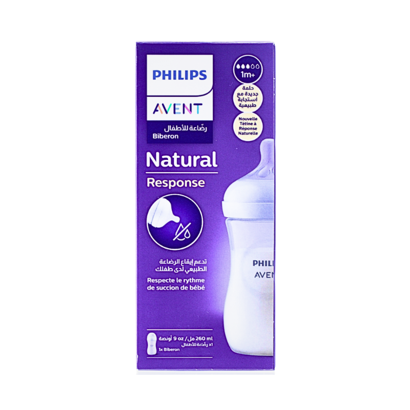 PHILIPS AVENT BOTTLE NATURAL +1M 260ML