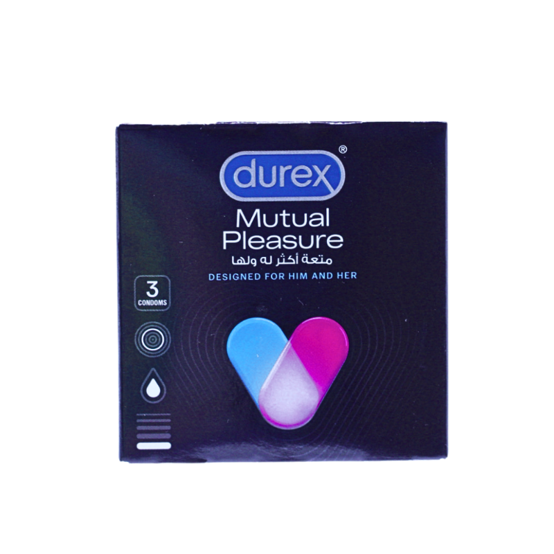 ديوريكس واقي ذكري متعة مشتركة 3 قطع