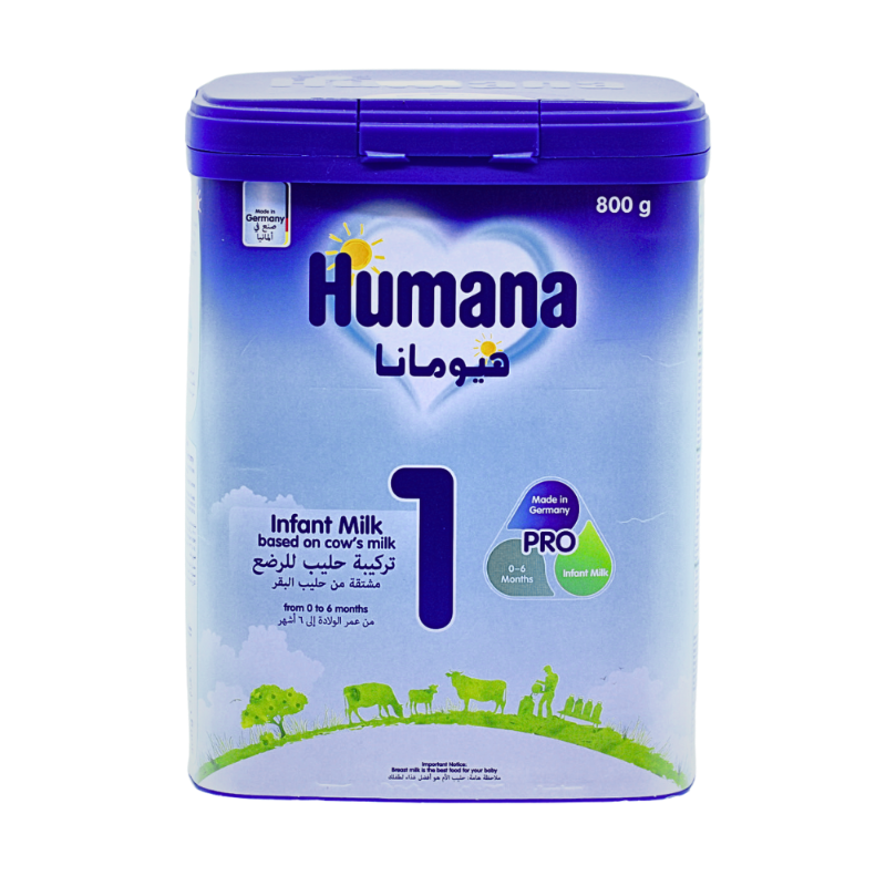 HUMANA 1 INFANT MILK 0-6M 800G