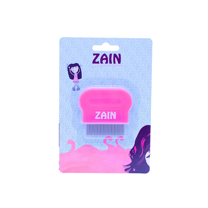 ZAIN COMB FOR LICE STEEL PINK null