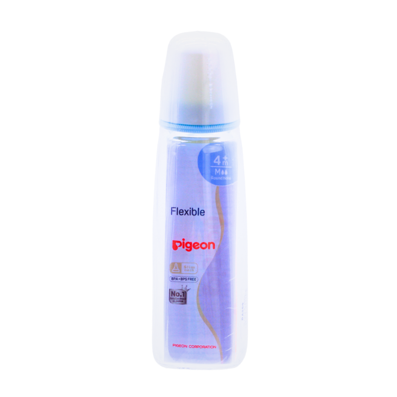 PIGEON BOTTLE M-CUT +4M WHITE 240ML