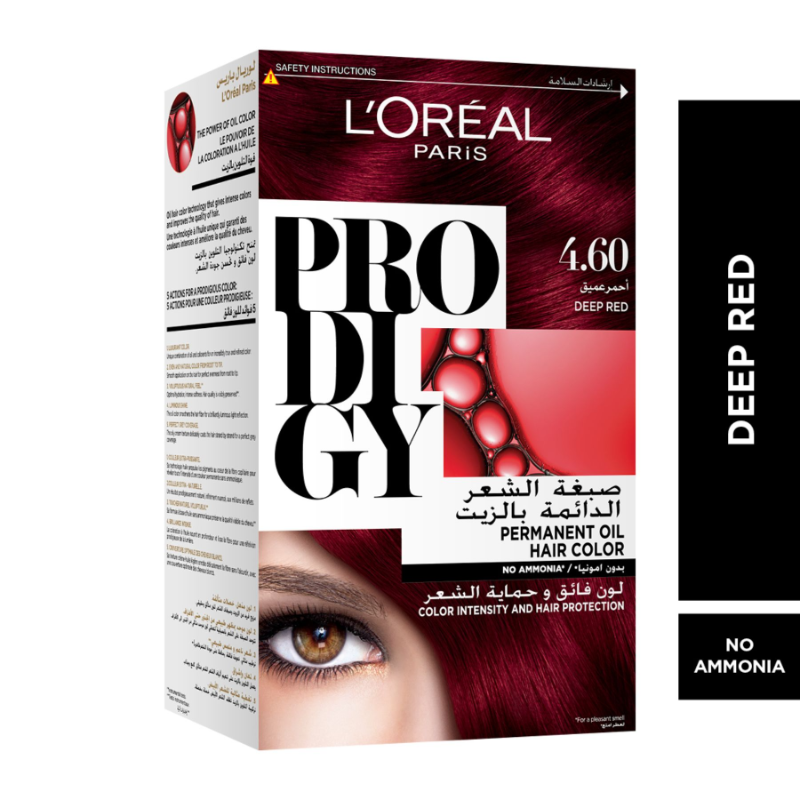 LOREAL PRODIGY COLOR DEEP RED 4.6