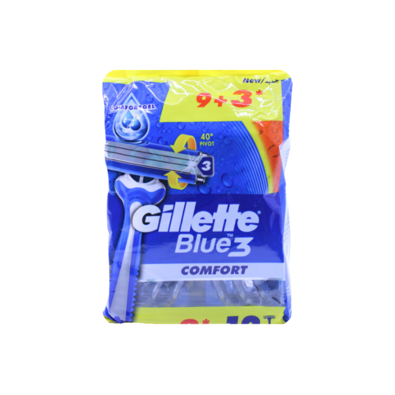 GILLETTE BLUE3 COMFORT RAZOR 9+3PCS null