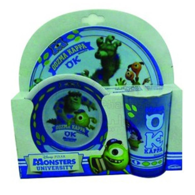 TRUDEA FOOD SET FOR KIDS MONSTERS 3PCS