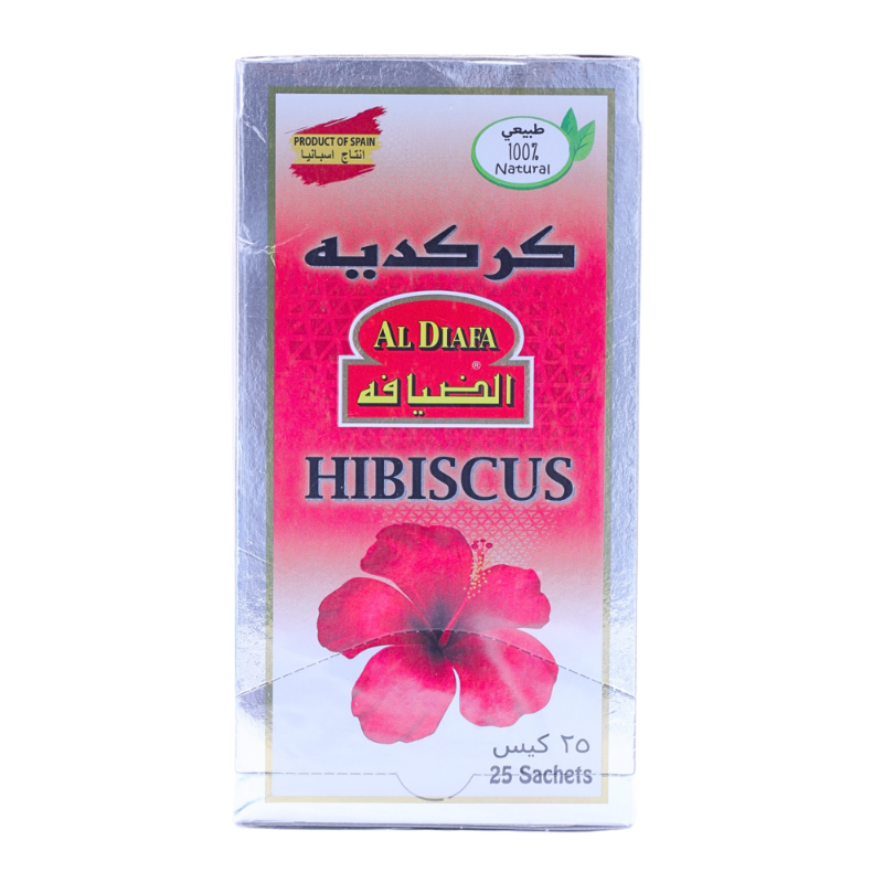 AL DIAFA HIBISCUS BEVERAGE NATURAL 25SACHETS null