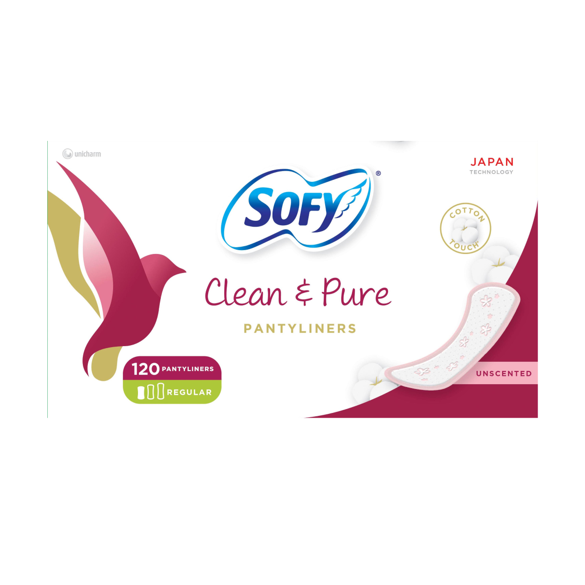 SOFY PANTYLINERS CLEAN&PURE FRESH NORMAL 120PCS null