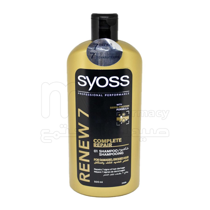 SYOSS SHAMP RENEW 7 FOR HAIR DAMAGE 500ML SYOSS SHAMP RENEW 7 FOR HAIR DAMAGE 500ML