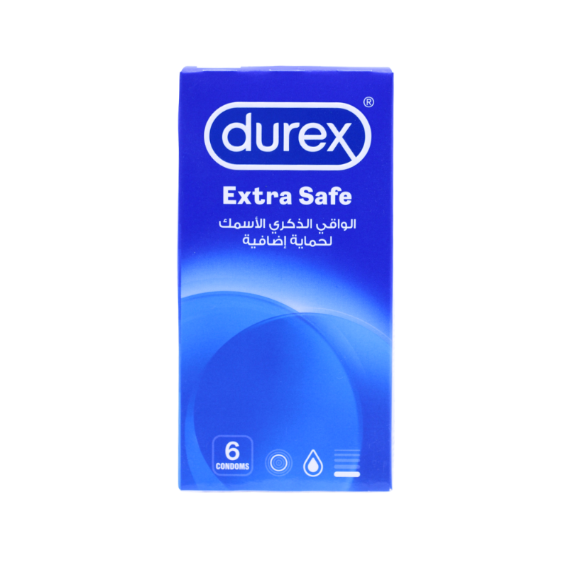 DUREX CONDOM EXTRA SAFE 6PCS null