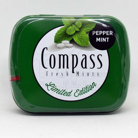 COMPASS MINTS PEPPERMINT SU.FREE 14G