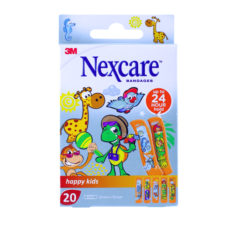 3M NEXCARE BANDAGES HAPPY KIDS 20PCS null