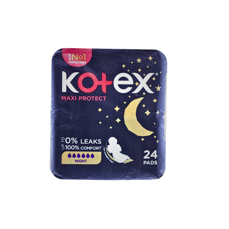 كوتكس فوط نسائية ماكسي سميكة كومفرت ليلي بالاجنحة - 24 فوطة كوتكس فوط نسائية ماكسي سميكة كومفرت ليلي بالاجنحة - 24 فوطة