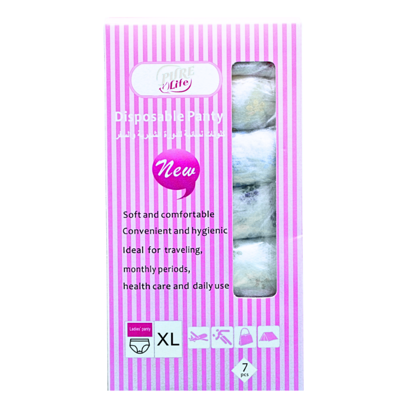PURELIFE DISPOSABLE PANTY XL 7PCS null