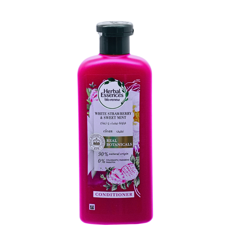 HERBAL ESSENCESS COND STRAWBERRY & MINT 400ML
