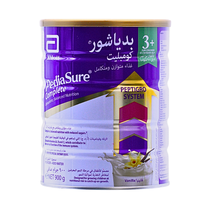 PEDIASURE COMPLETE MILK +3Y VANILLA 900G