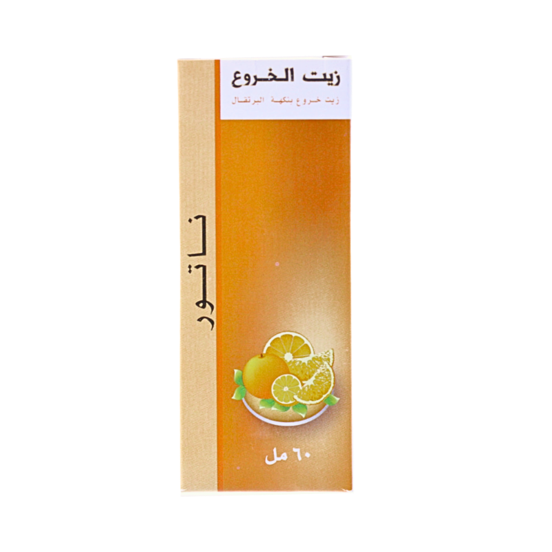NATUR CASTOR OIL W\ORANGE 60ML