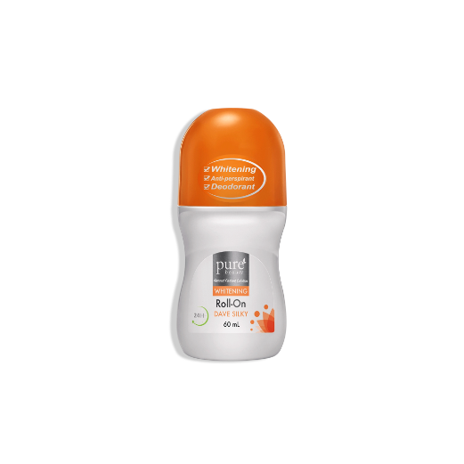 PURE BEAUTY WHITE DEO ROLL DAVE SILKY  60ML