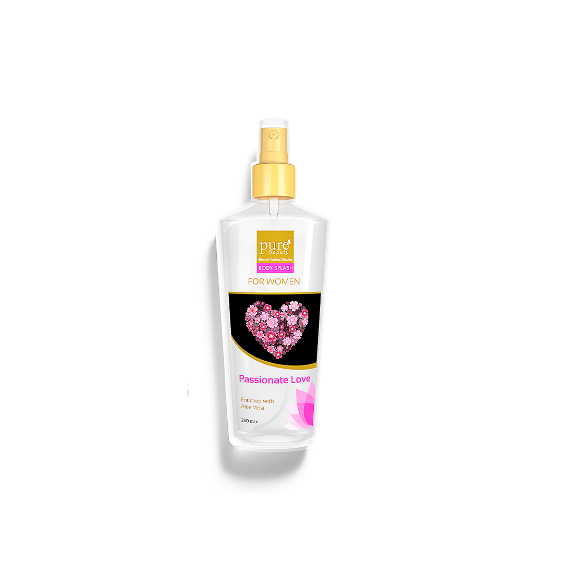 PURE BEAUTY BODY SPLASH F\W PASSIONATE LOVE 250ML