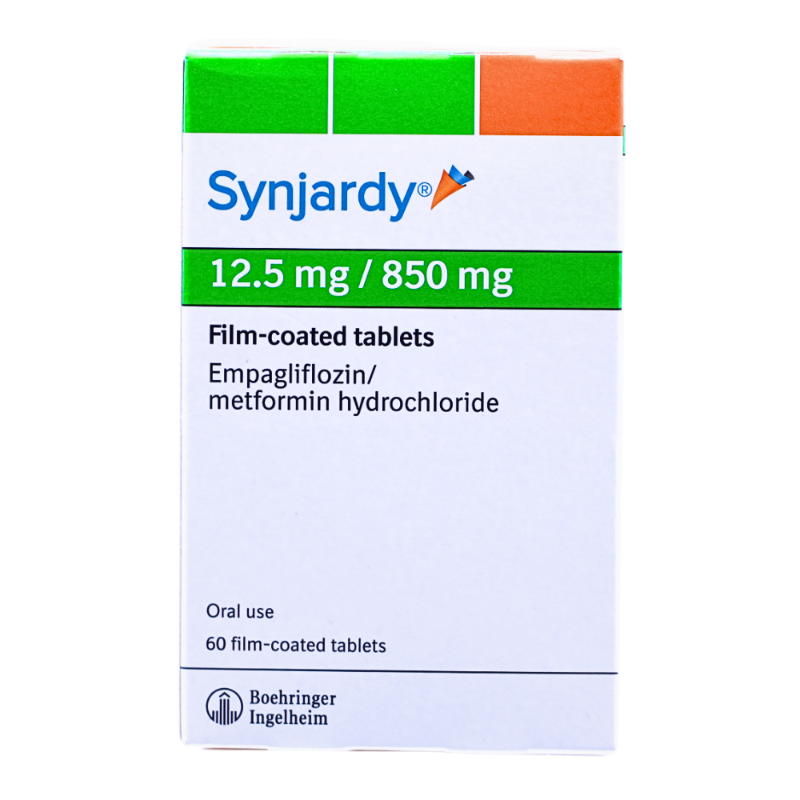 SYNJARDY 12.5/850/MG FC TAB 60/FC TAB
