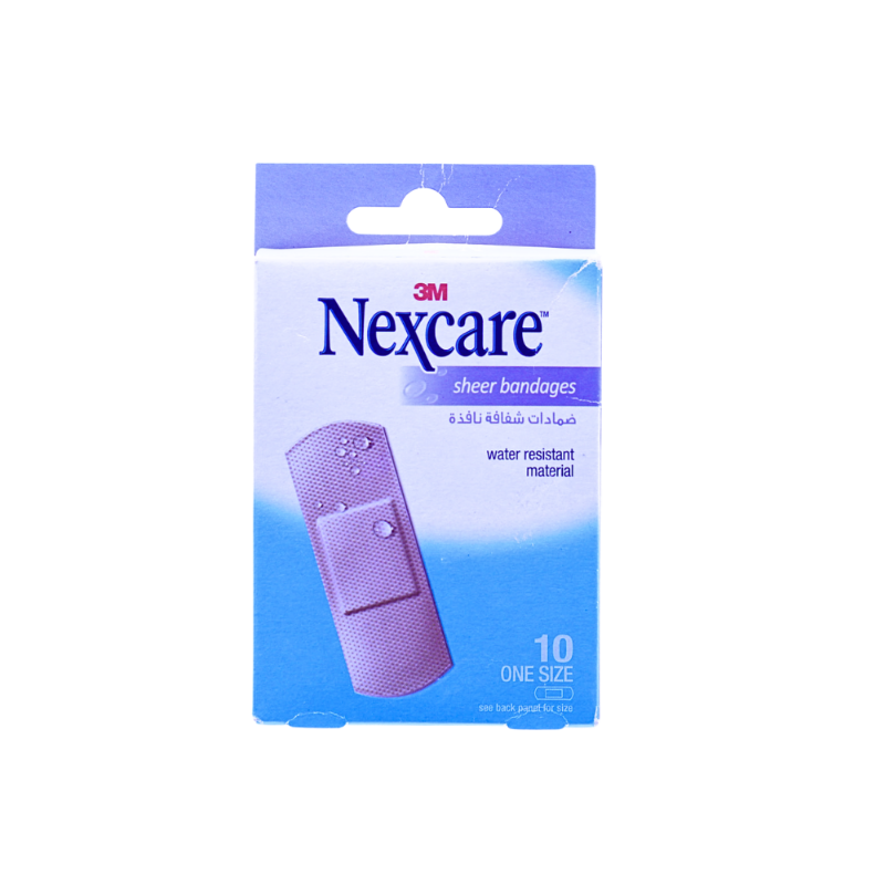 NEXCARE BANAGES SHEER ONE SIZE 10PCS null