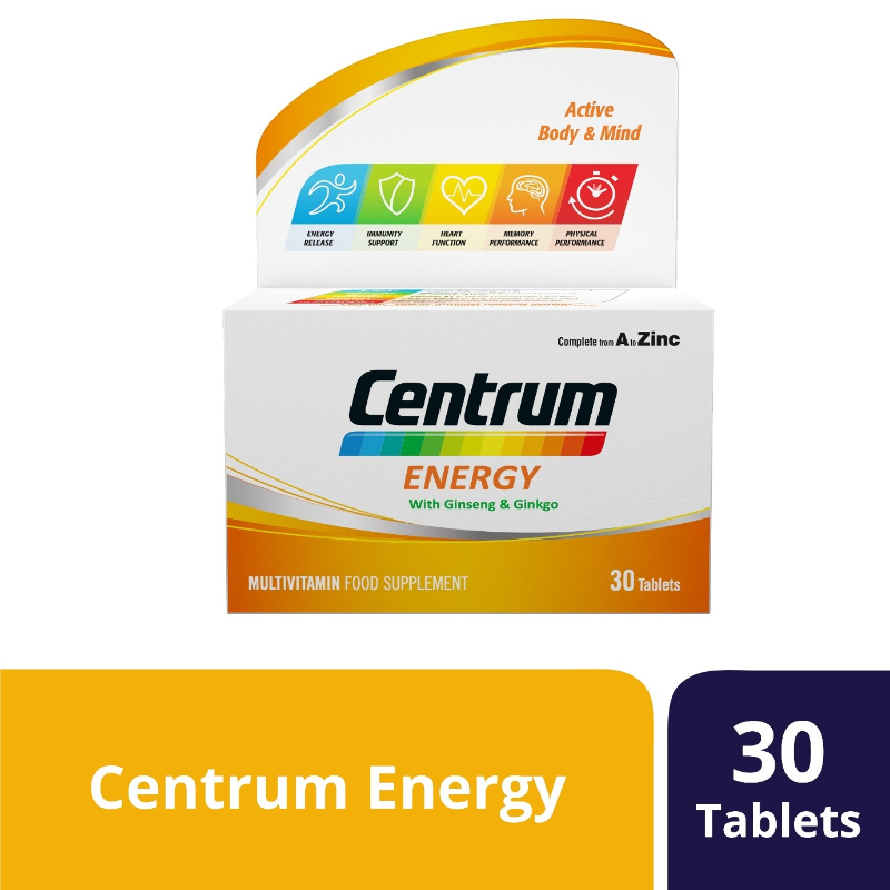 CENTRUM ENERGY 30 TAB CENTRUM ENERGY 30 TAB