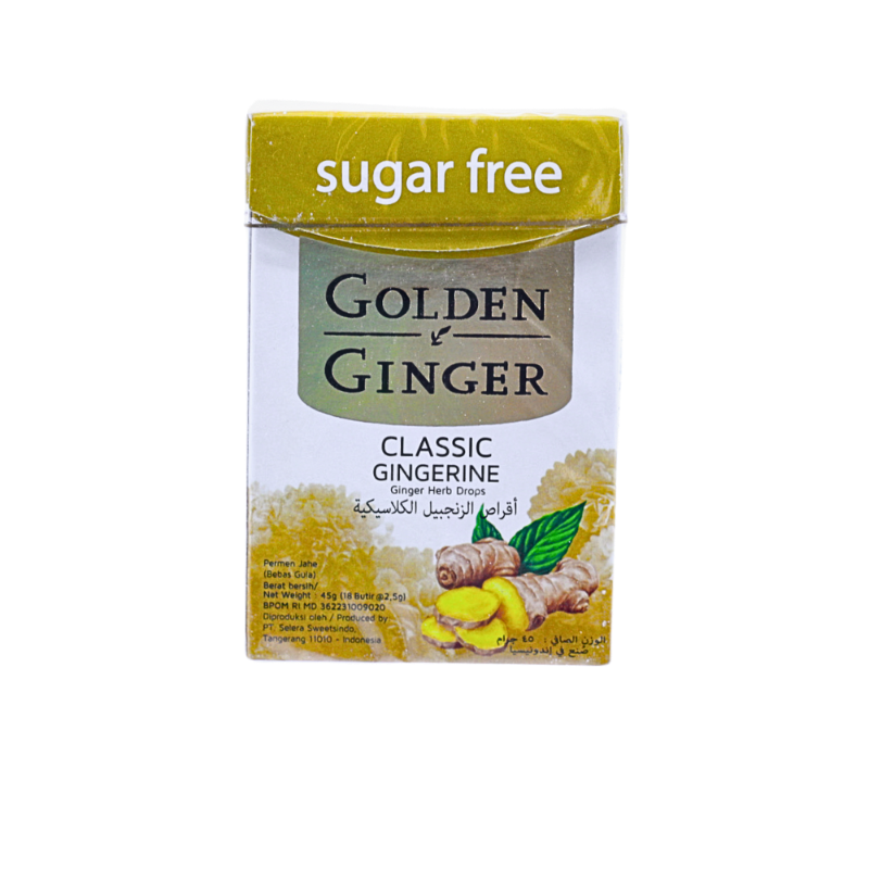 GOLDEN GINGER DROPS CLASSIC GINGER SU.FREE 45G