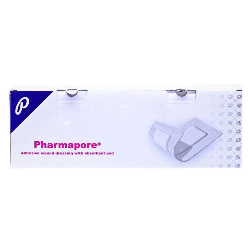 PHARMAPORE WOUND DRESSING W\ABSORBENT 10×20CM null