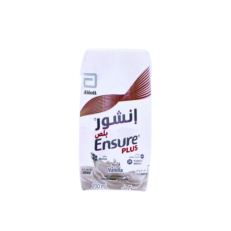 ENSURE PLUS LIQUID MILK VANILLA 200ML