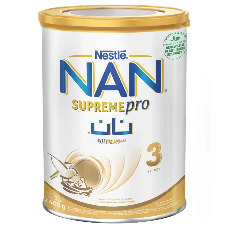 NAN SUPREMEPRO 3 HYPOALLERGENIC MILK 1-3Y 400G