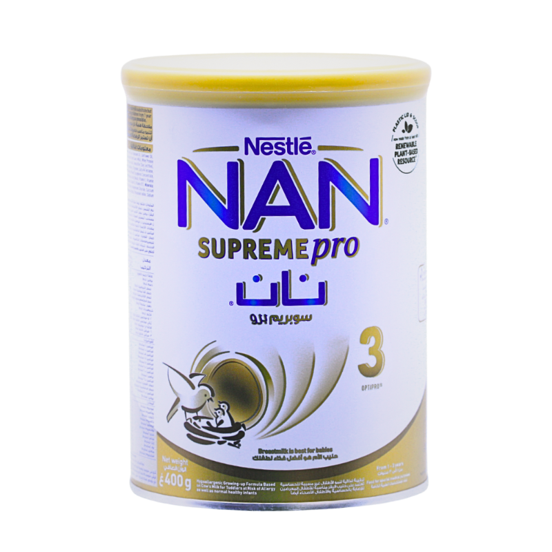 NAN SUPREMEPRO 3 HYPOALLERGENIC MILK 1-3Y 400G