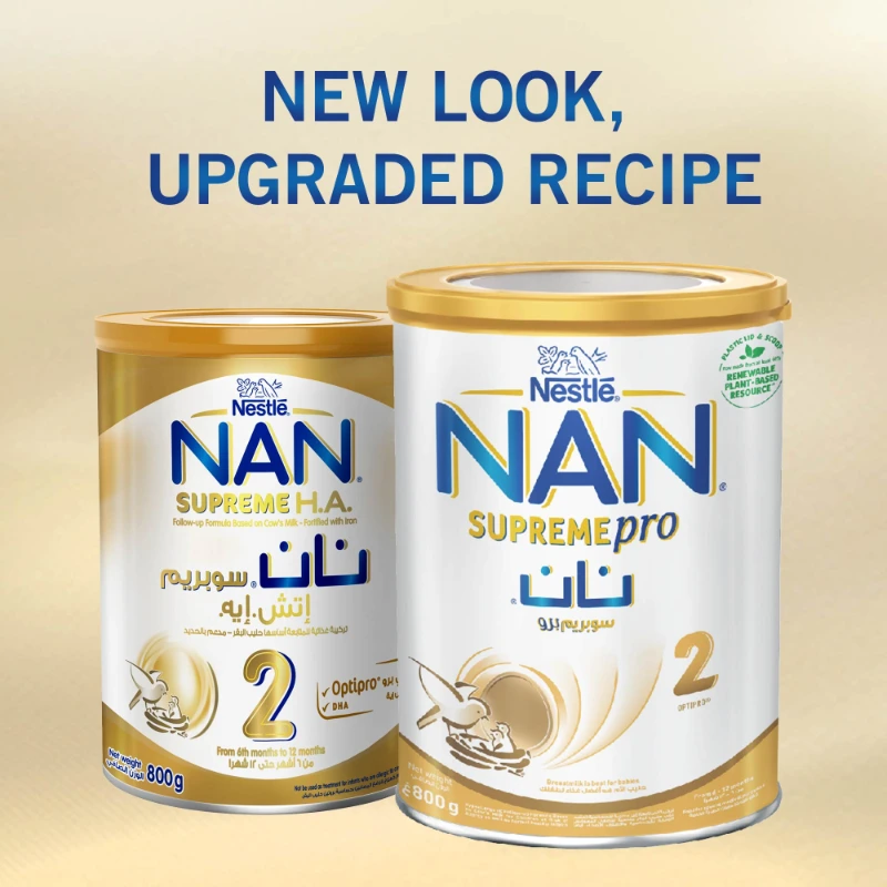 NAN SUPREMEPRO 2 HYPOALLERGENIC MILK 6-12M 800G
