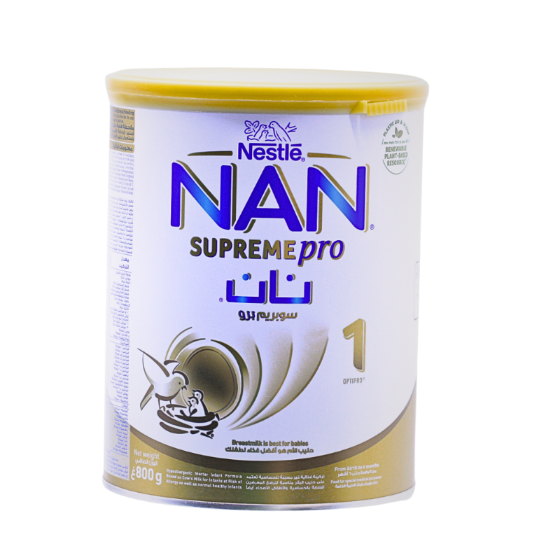 NAN SUPREMEPRO 1 HYPOALLERGENIC MILK 0-6M 800G