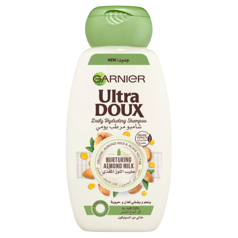 GARNIER U\D SHAMP NURTURING ALMOND MILK 600ML