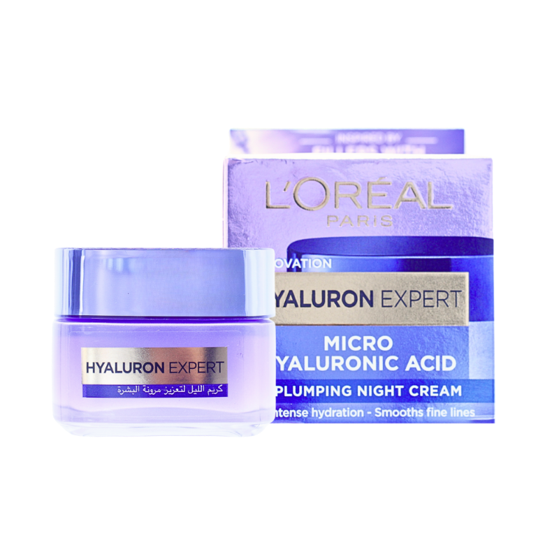 لوريال هيالورون كريم الليل 50 مللي