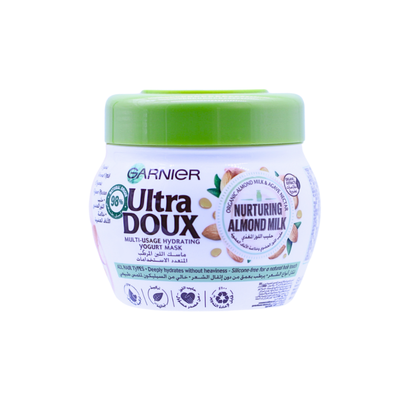 GARNIER U\D YOUGURT MASK HYDRATE ALMOND MILK 300ML