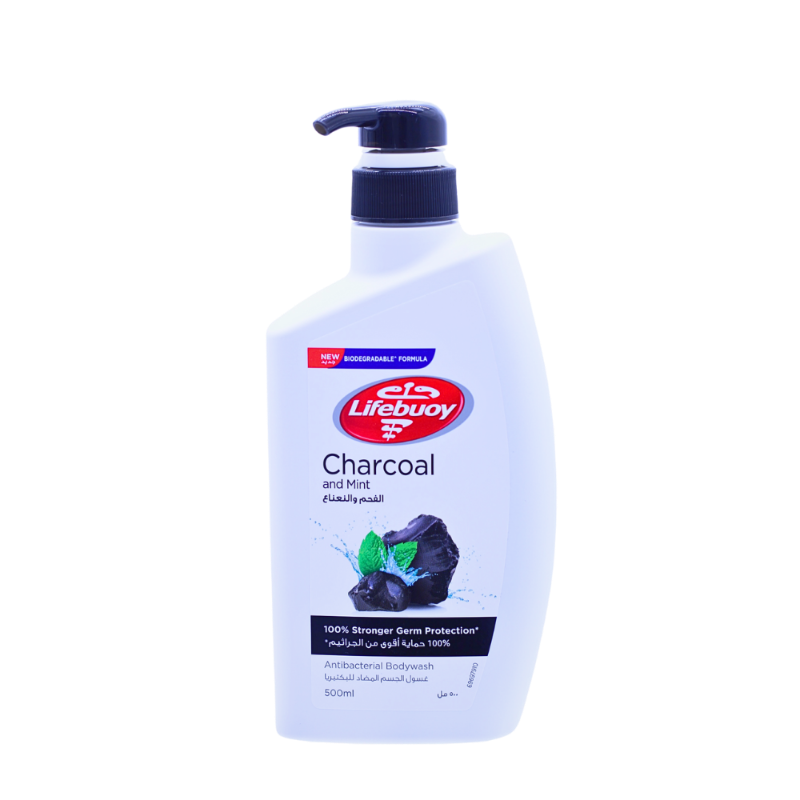 LIFEBUOY B\W CHARCOAL&MINT 500ML