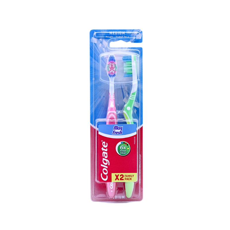 COLGATE T\B MAX FRESH MEDIUM 1+1