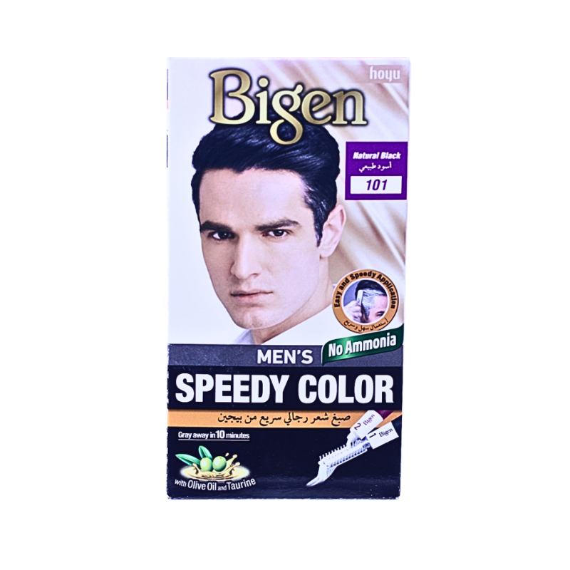 BIGEN SPEEDY COLOR F\M AMM.FREE NATURAL BLACK 101