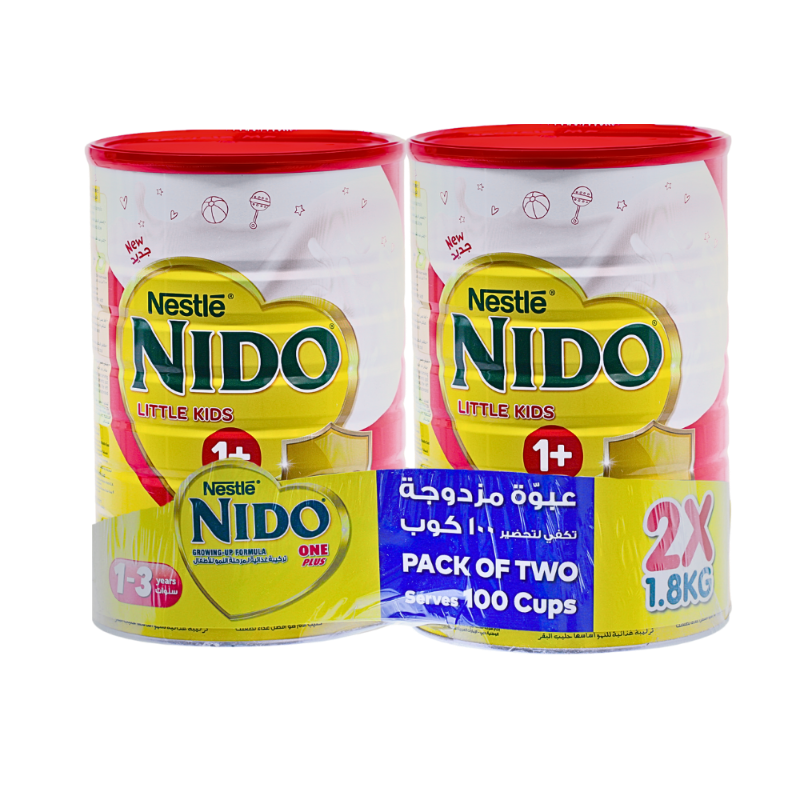 نيدو وان بلس عبوه مزدوجه2X1800