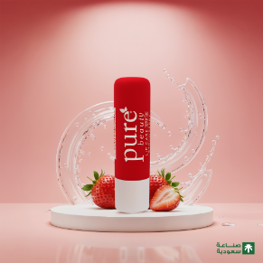 PURE BEAUTY LIP STICK 15SPF STRAWBERRY 4.2G