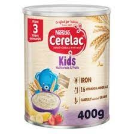 CERELAC KIDS MULTICEREALS7FRUITS +3M 400G