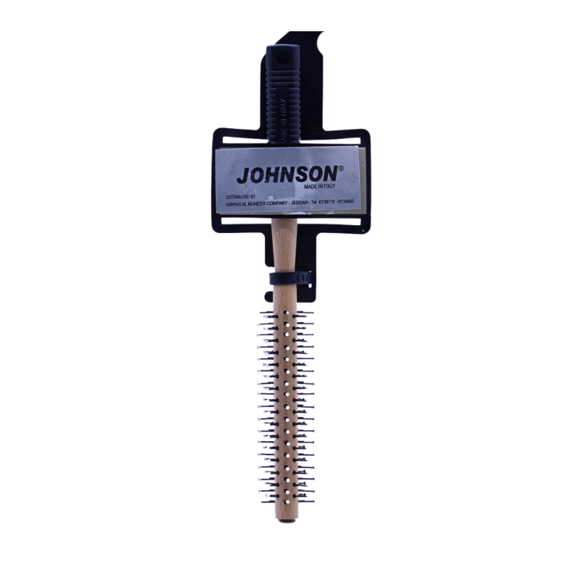 JOHNSON HAIR BRUSH S WOOD BLACK HANDLE 334-2 null