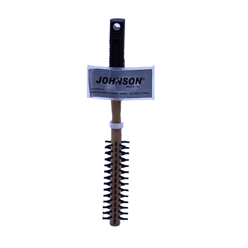 JOHNSON HAIR BRUSH S WOOD BLACK HANDLE 343 null
