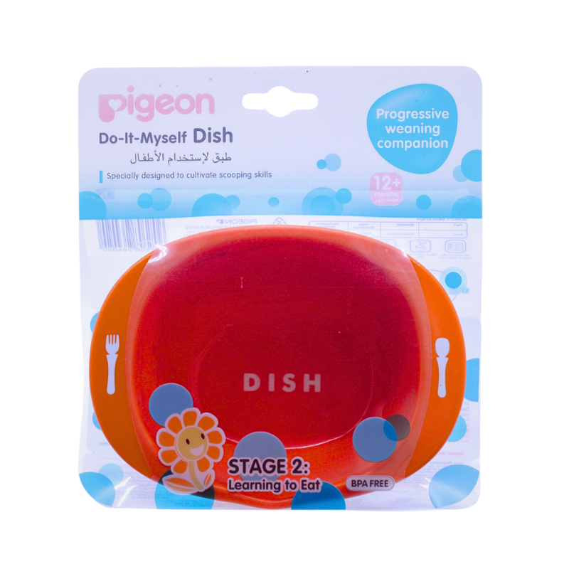 PIGEON DISH DO IT MYSELF STAGE 2 +12M ORANGE