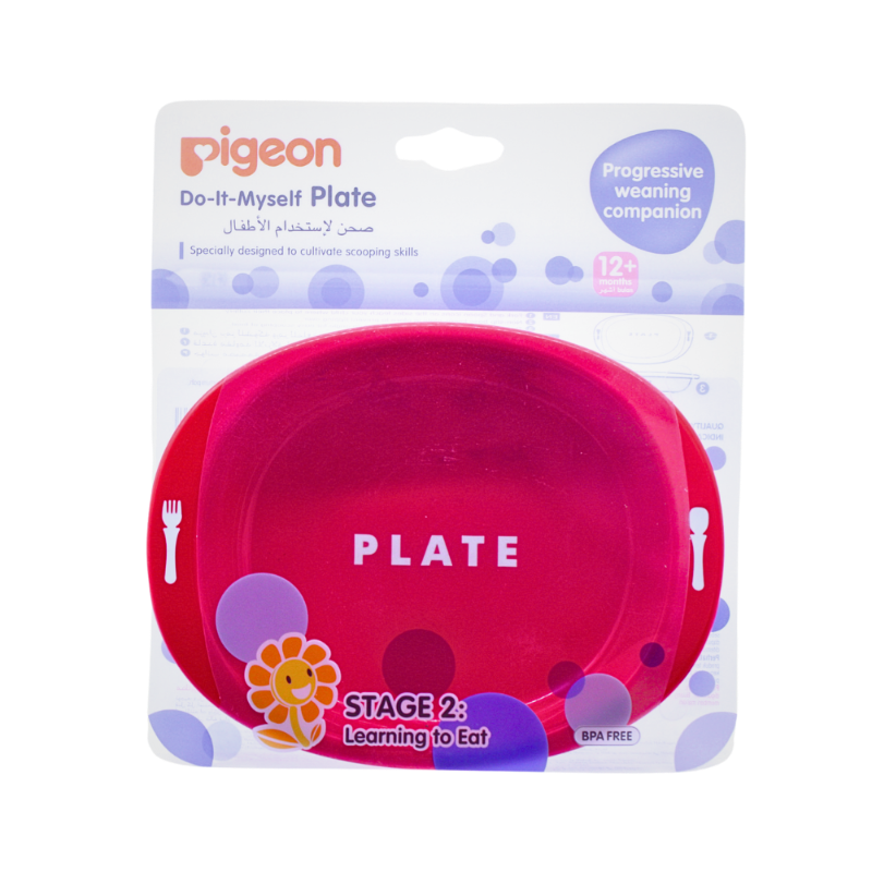 PIGEON PLATE DO IT MYSELF STAGE 2 +12M RED