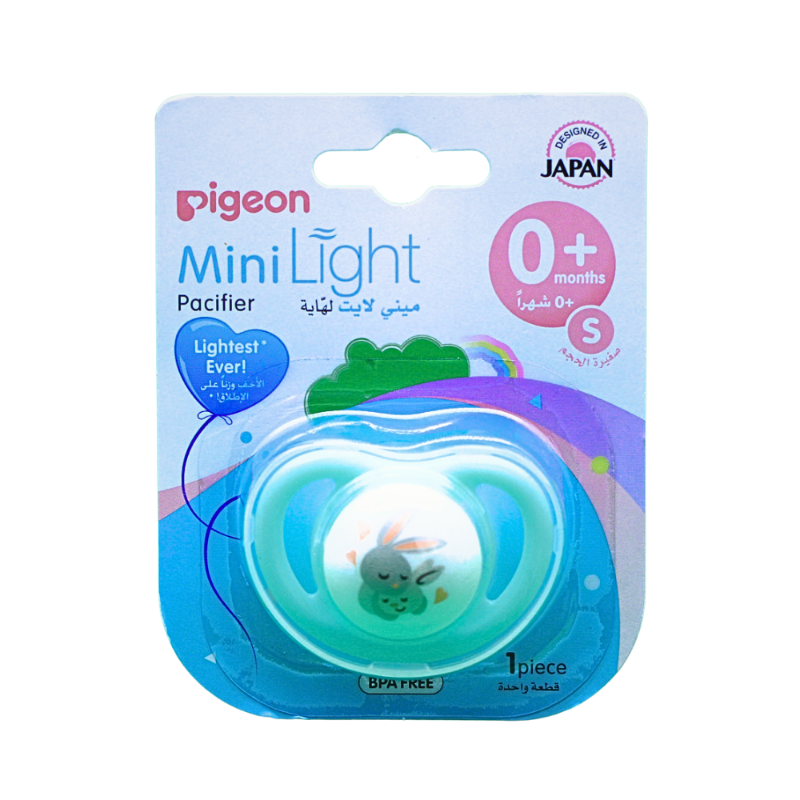 PIGEON MINILIGHT PACIFIER SILICONE S RABBIT +0M