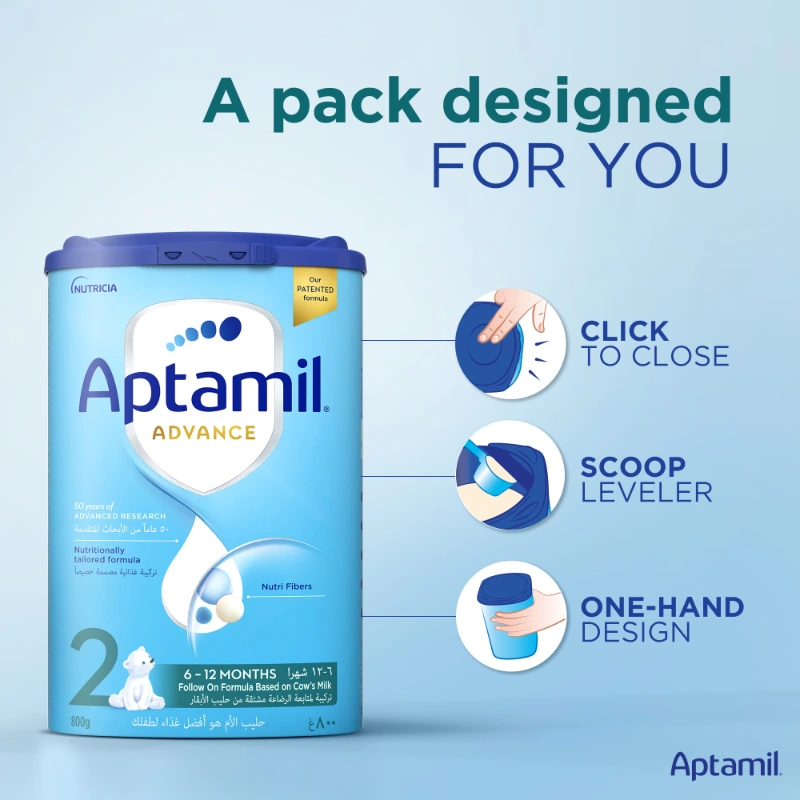 APTAMIL ADAVNCE 2 FOLLOW ON MILK 6-12M 400G
